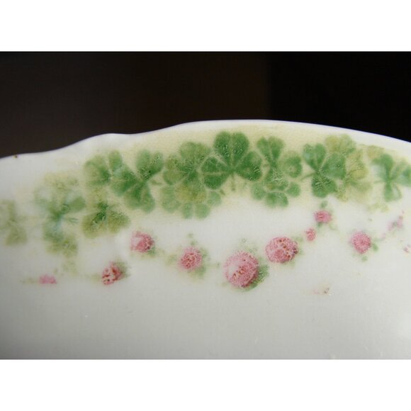 Vintage Clover Pink Floral Pattern Plate 7" Replacement Wedding Salad Porcelain - Picture 6 of 12